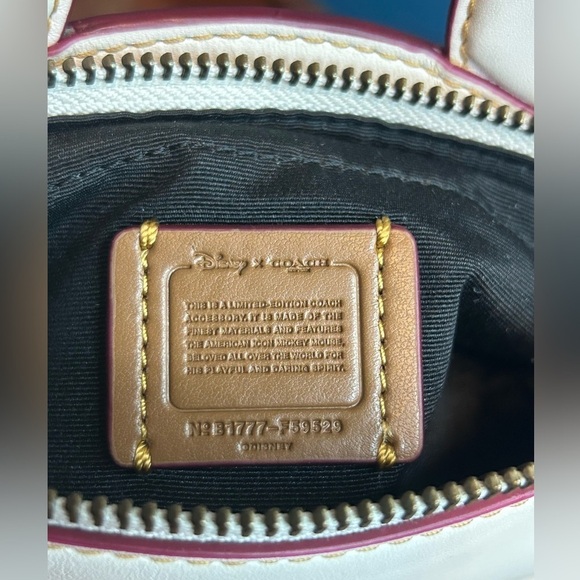 Disney x Coach Mickey Mouse Ears Wristlet Clutch LE F59529 - Picture 8 of 15